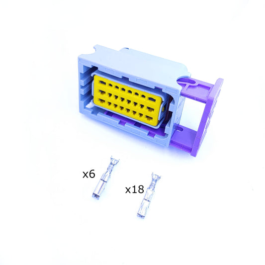 Connector szara Ecumaster EMU Classic/Black 24-pin